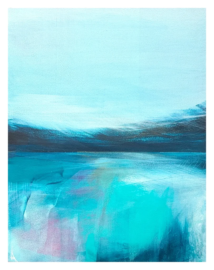 Shoreline 28cm x 35.5cm (framed 32cm x 39.5cm) £525 VICTORIA WYLIE