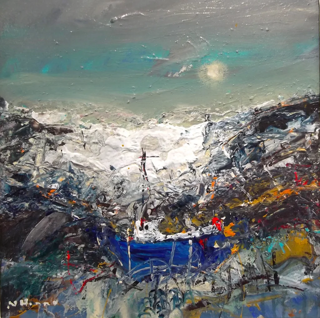 Nael Hanna - White Waves, West Coast of Scotland. Mill