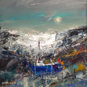 Nael Hanna - White Waves, West Coast of Scotland. Mill